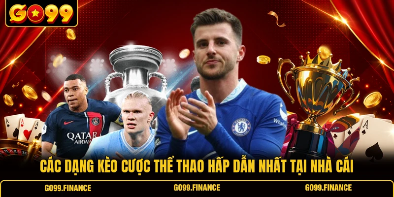 Các dạng kèo cược thể thao hấp dẫn nhất tại nhà cái