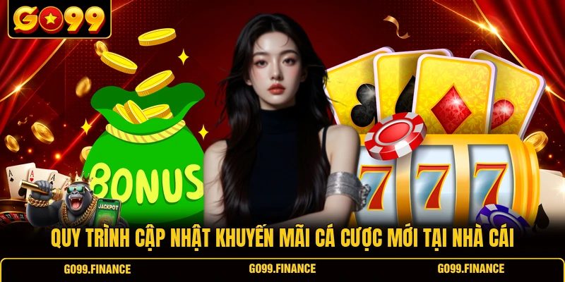 Quy trình cập nhật khuyến mãi cá cược mới tại nhà cái